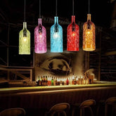 Bar De Forme De Bouteille En Verre Coloré - Clowas.fr